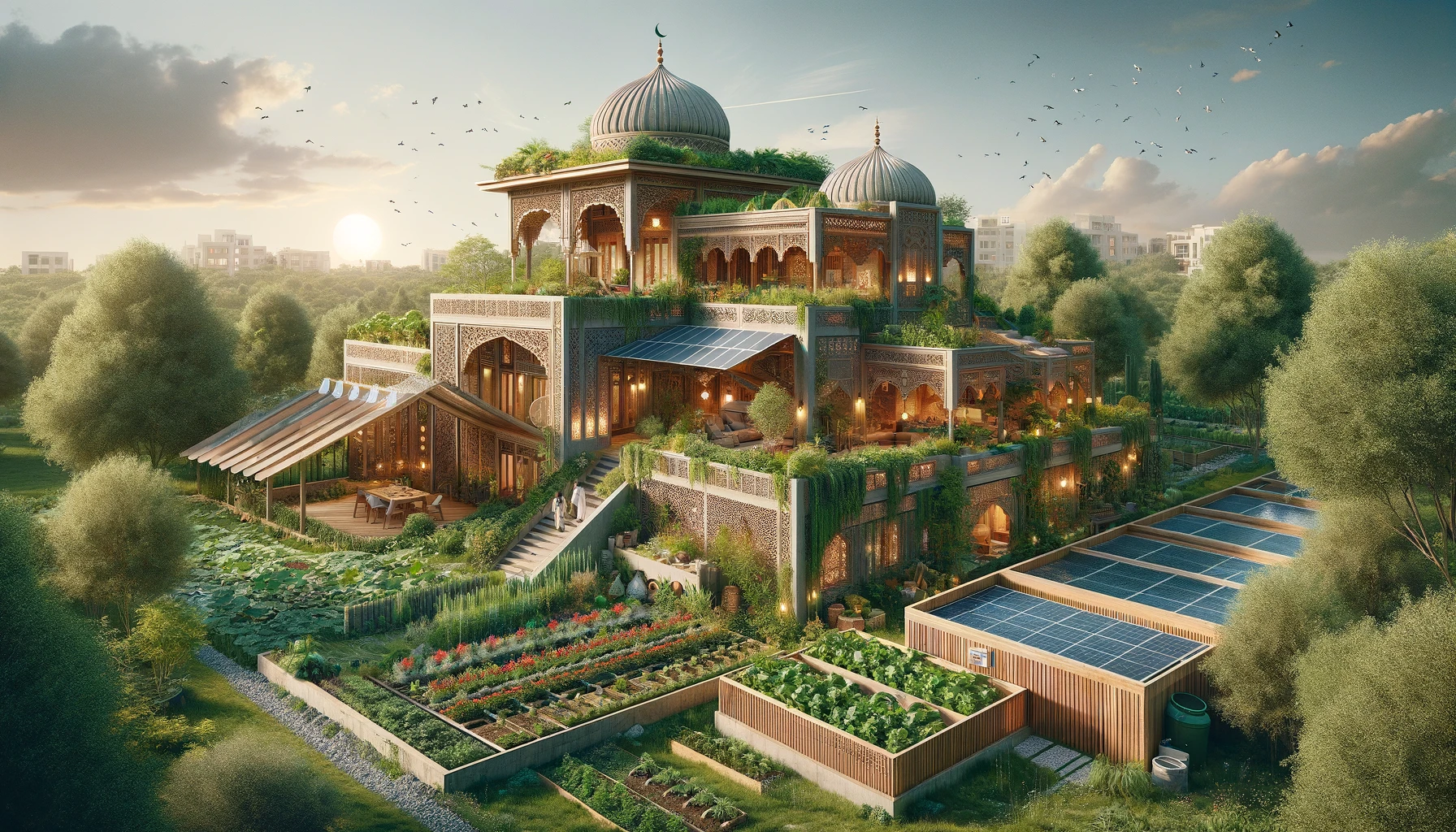 Pakistani house with an ecological design